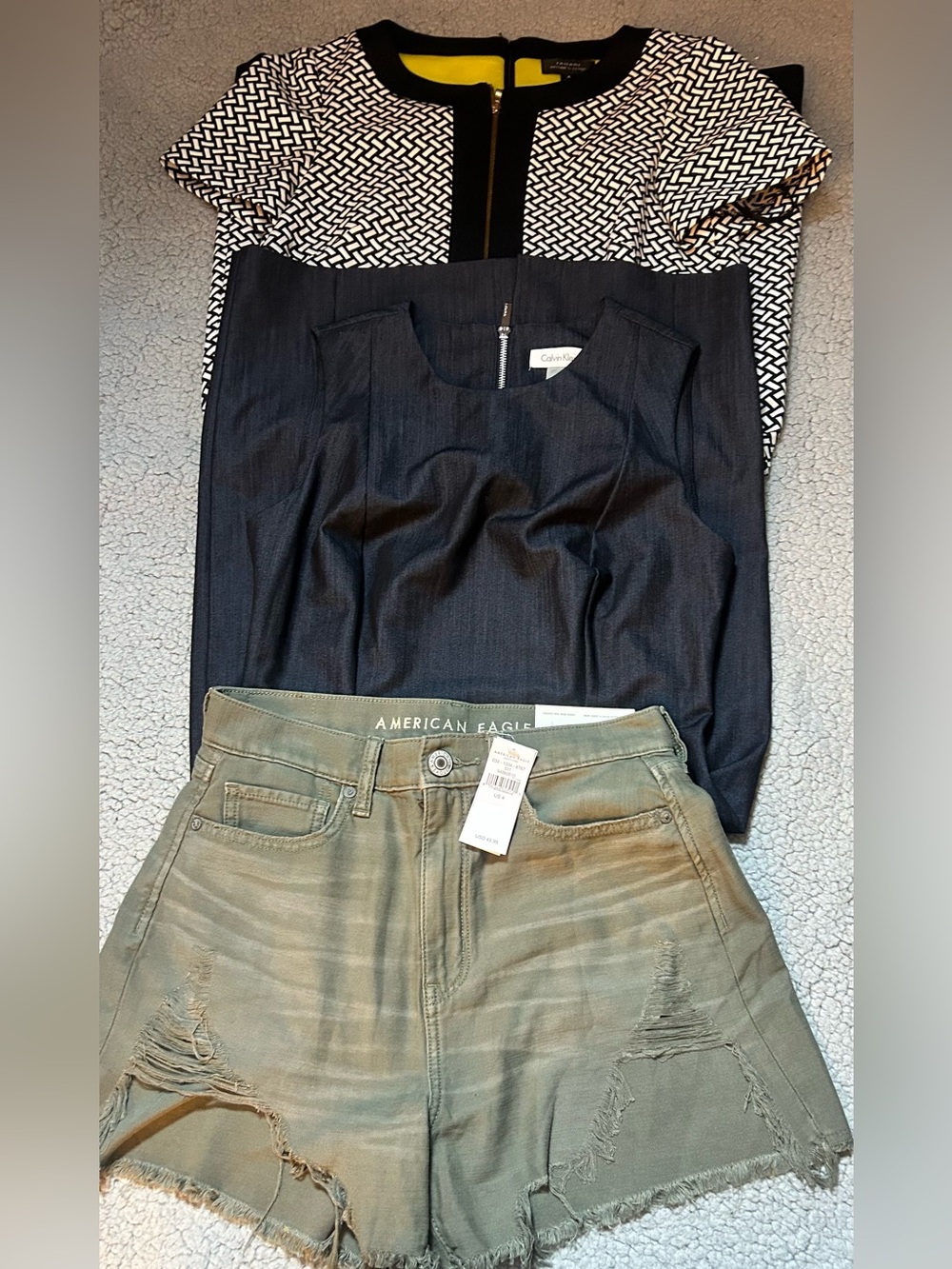 3 Piece Ladies Size 4 Bundle, 2 Dresses, & 1 NWT Pair of Shorts, Size 4